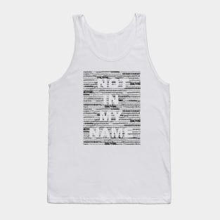 Not in my Name BLACK Tank Top